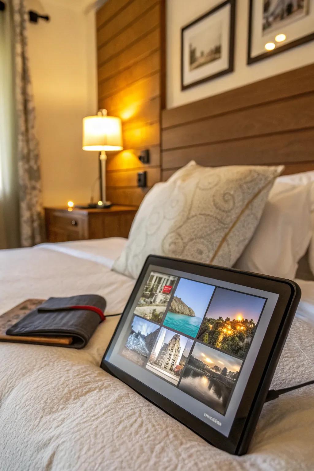 Digital displays bring your travel memories to life.