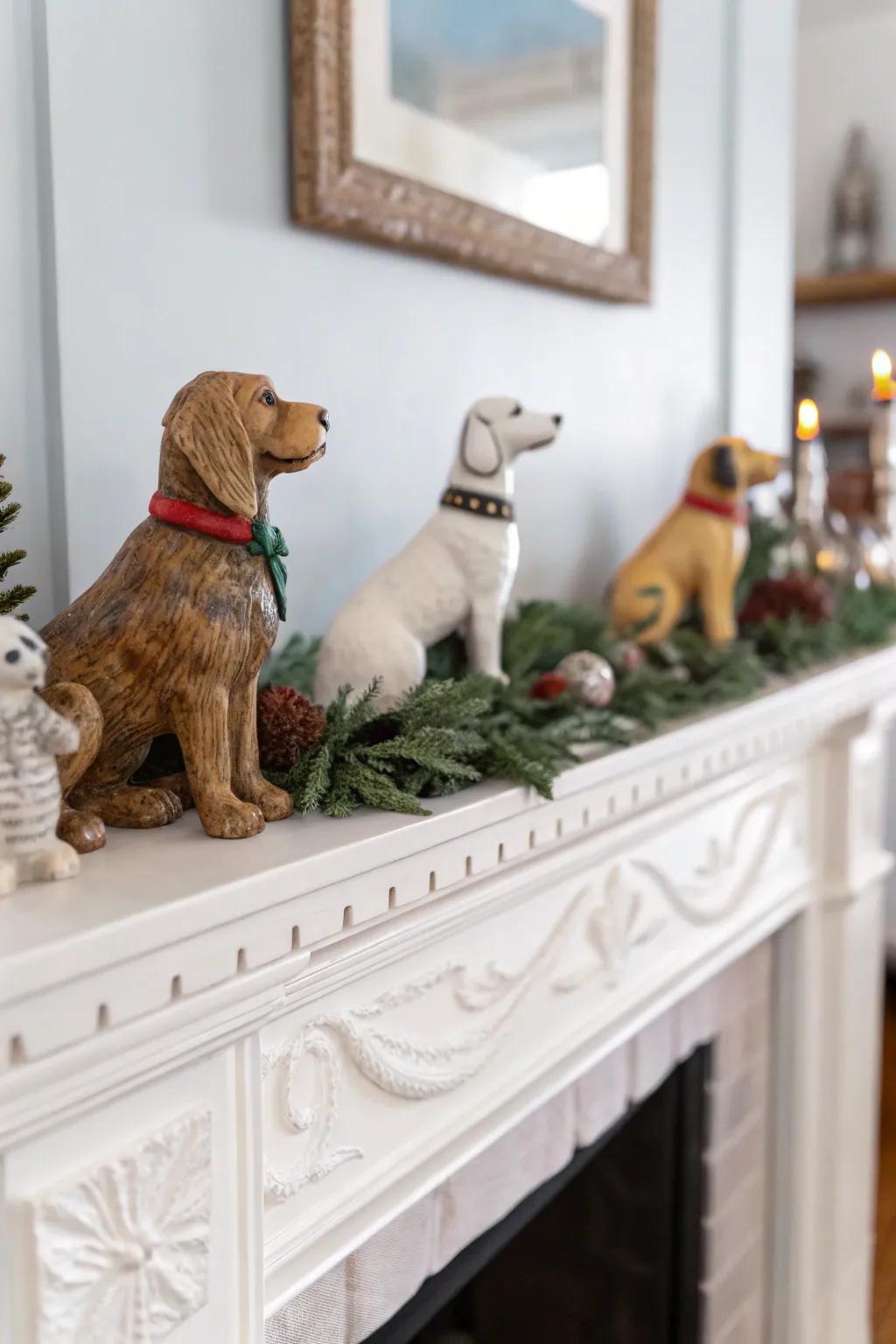 Charming figurines that honor our canine friends.