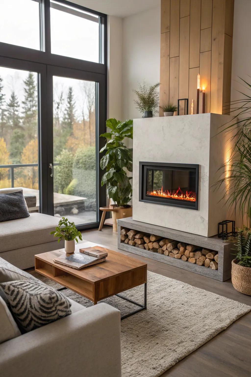 A fireplace choice sustaining both your home and our environment.