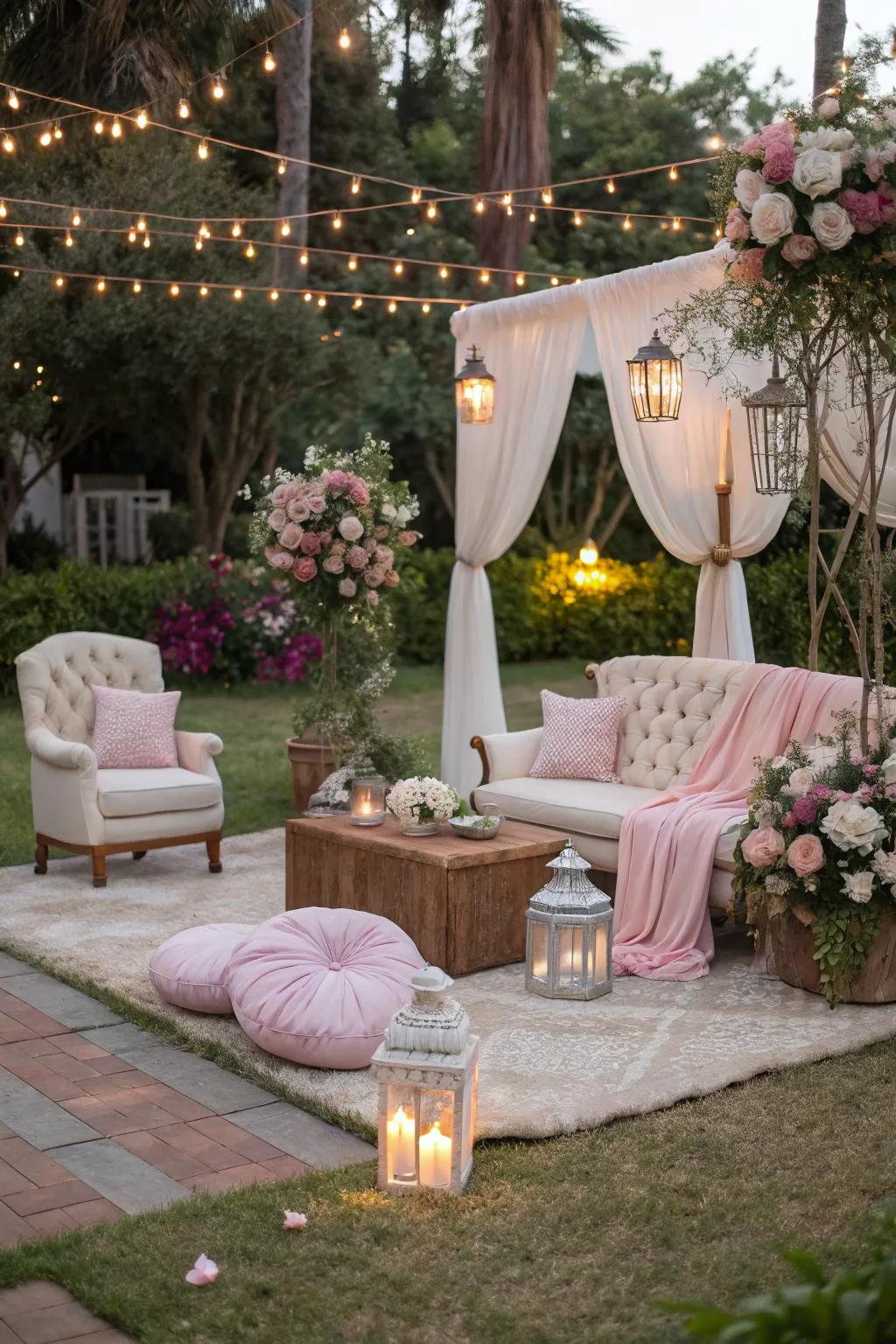 Storybook seating creates cozy, welcoming spaces.