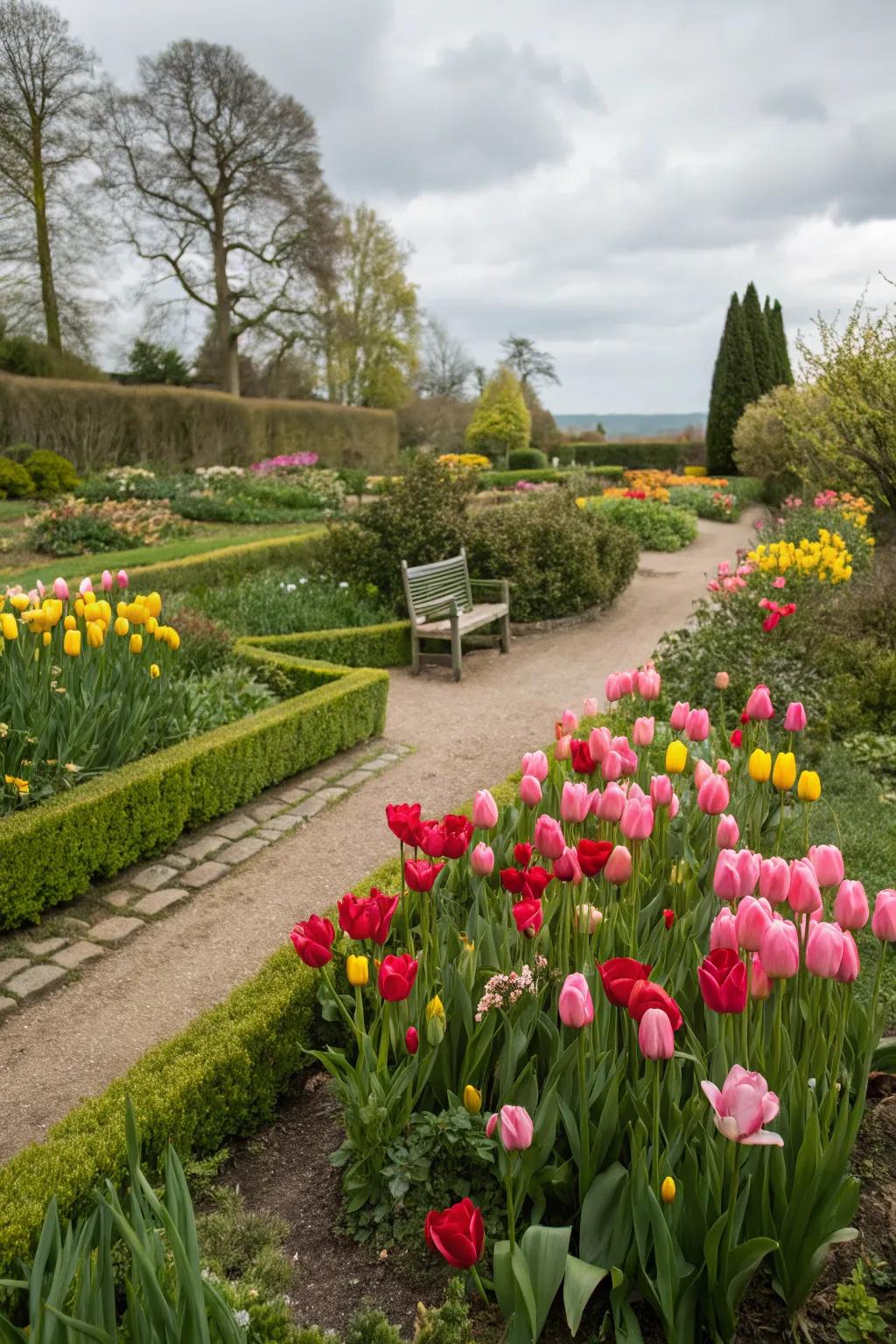 Planting for the season keeps the garden vibrant year-round.