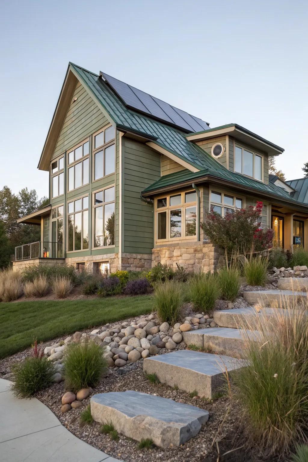 Eco-friendly home design that looks stunning.