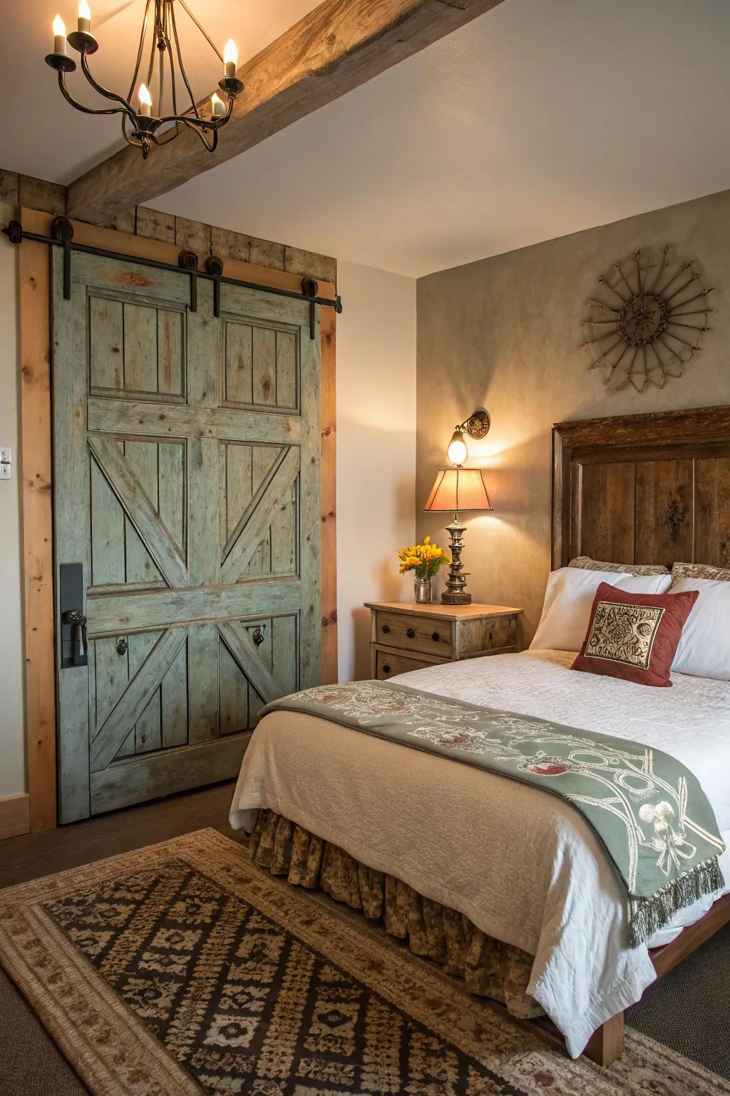 Repurposed classic finds adding unique personality.