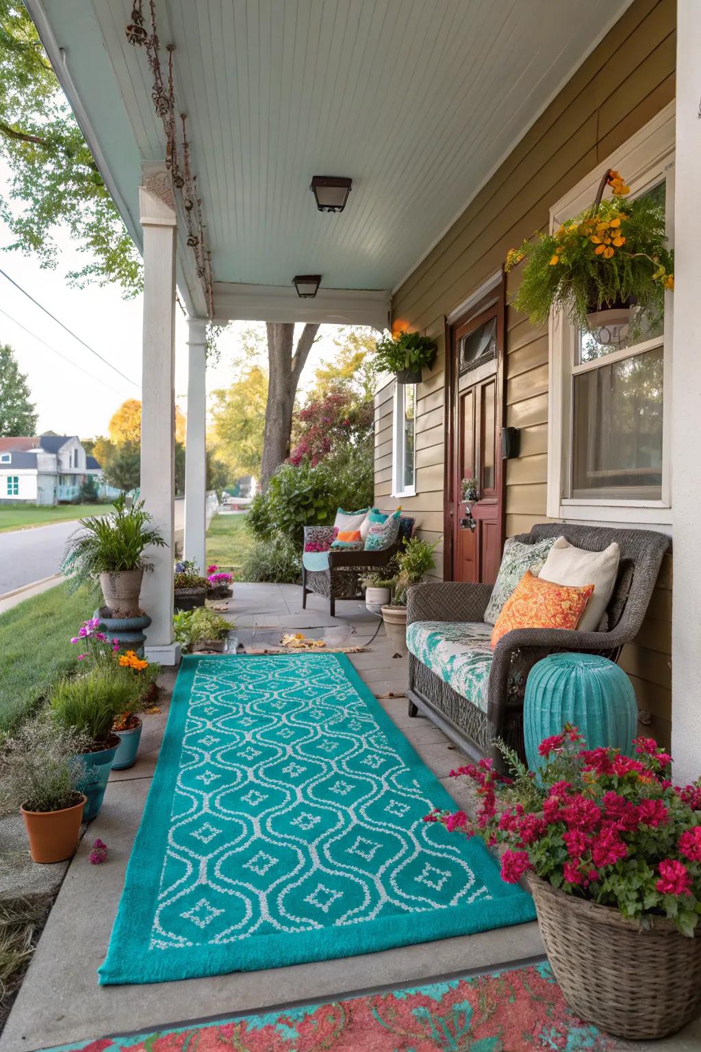 Vibrant hues create a bold and energetic display.