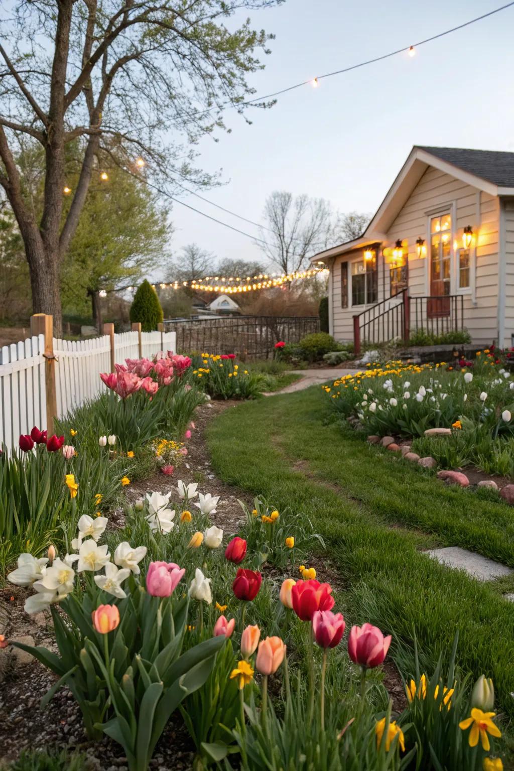 Seasonal bulbs bring evolving beauty to the garden.