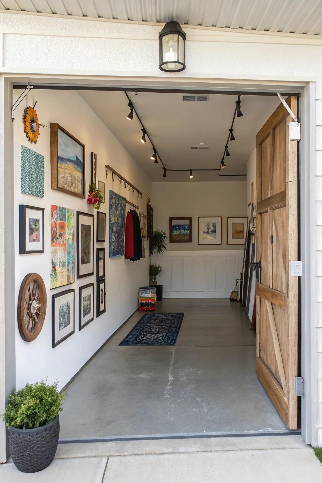 Art can elevate the aesthetic appeal of your entryway.