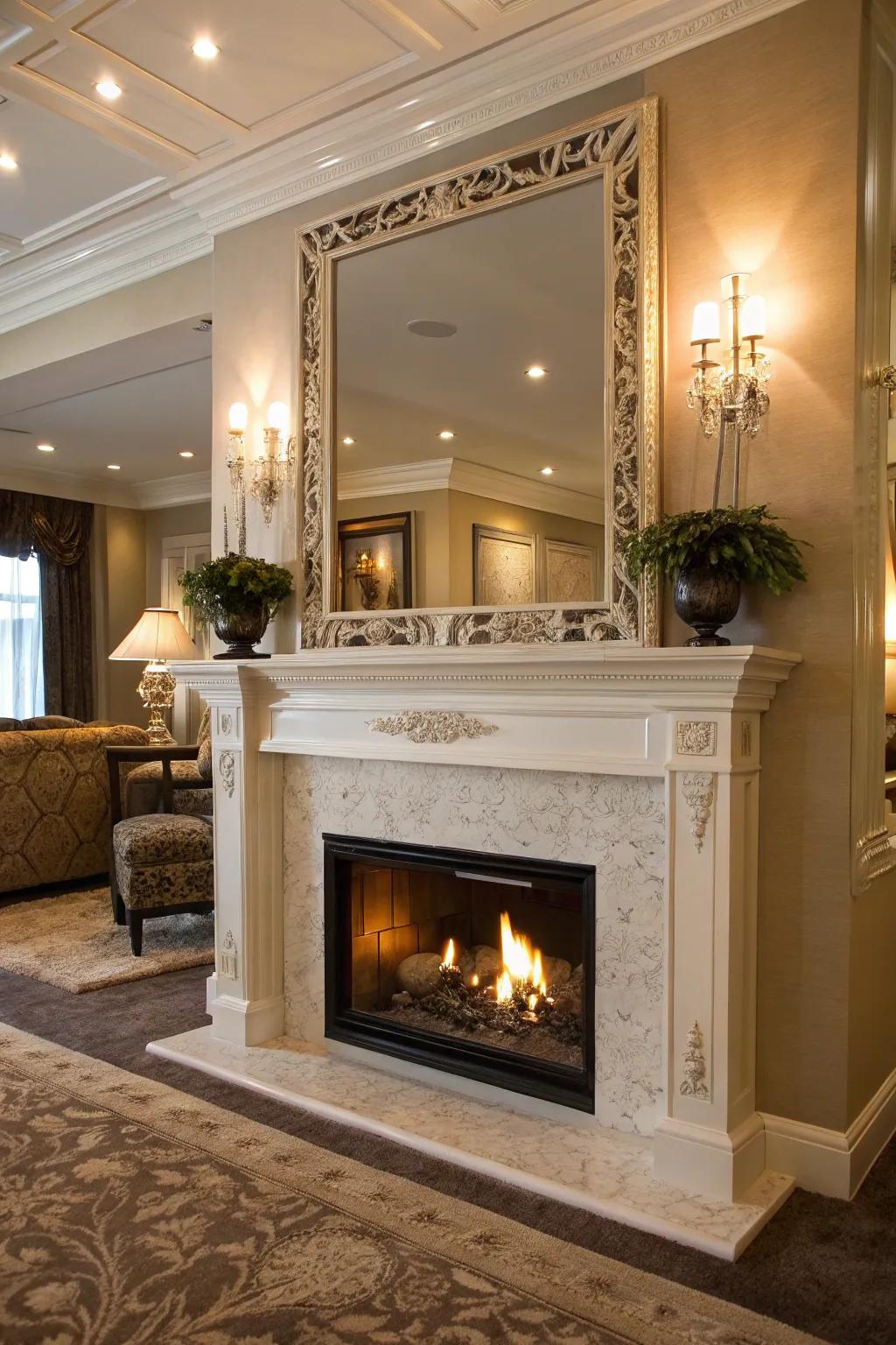 Establish area using looking glass enchantment.