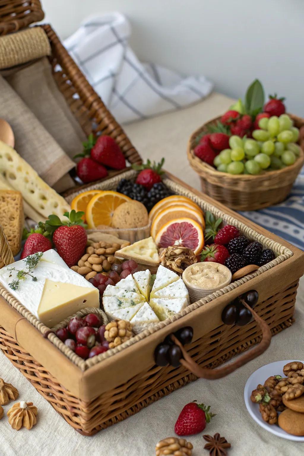 Delight in this selection of gourmet delights.