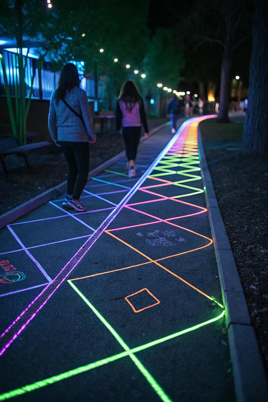 Lead the way with enchanting glowing pathways.