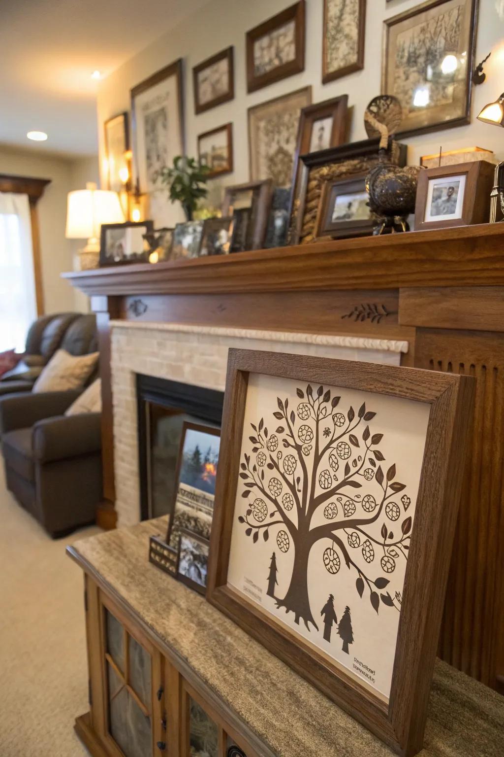 Highlight heritage with a genealogy design.