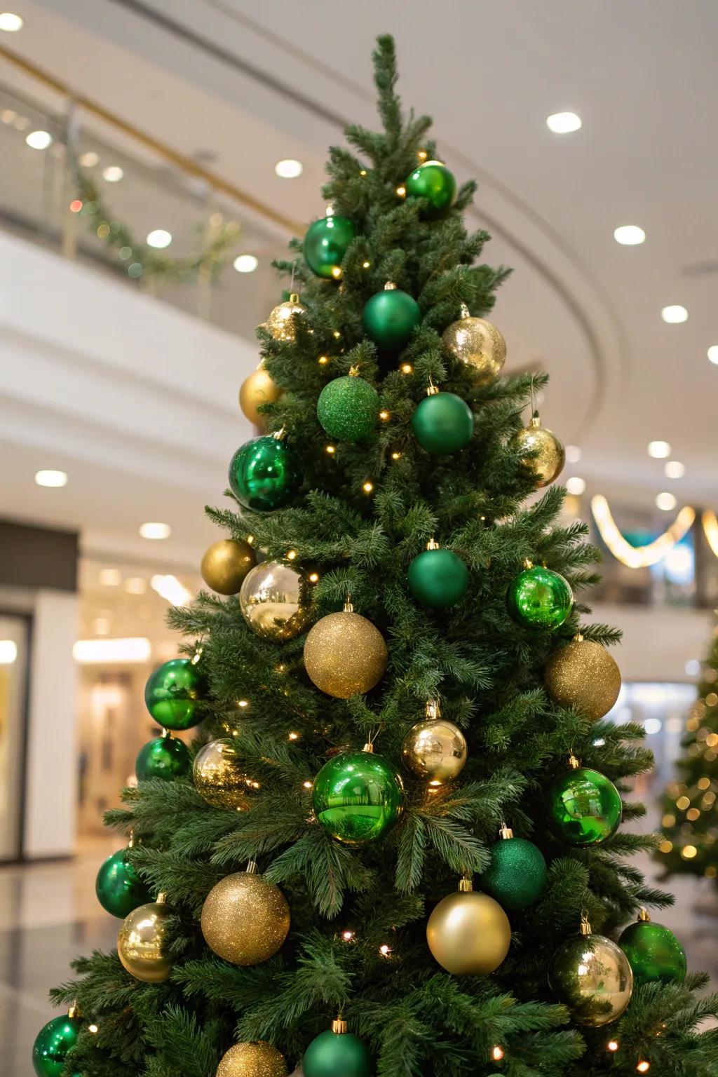 Symmetrical bauble placement fashioning harmony