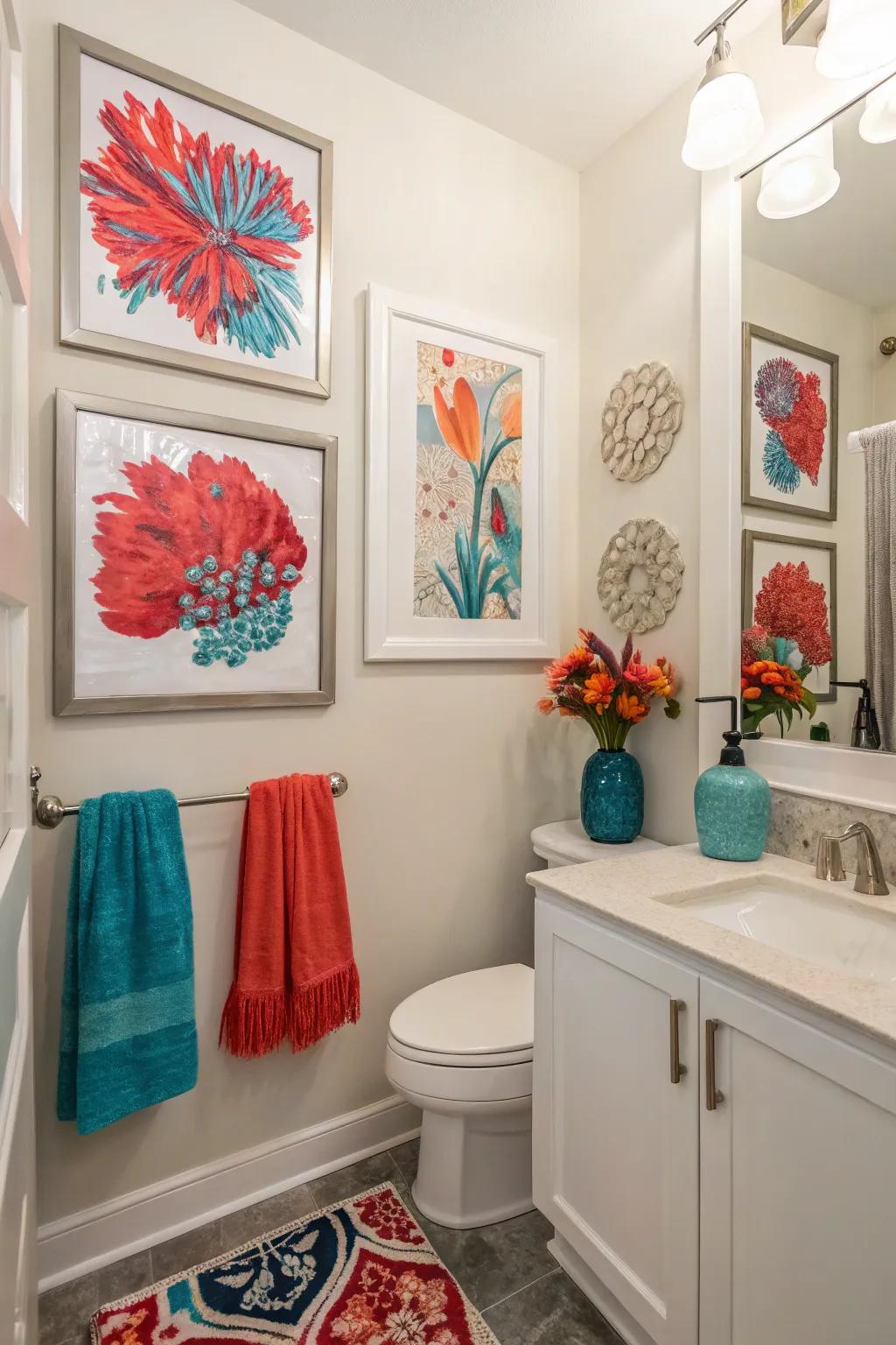 Unexpected colors can bring a playful element to your design.