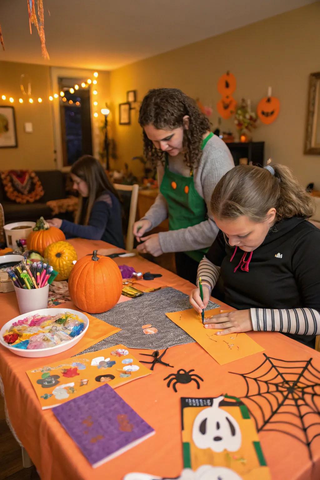 Get hands-on at the creations station.