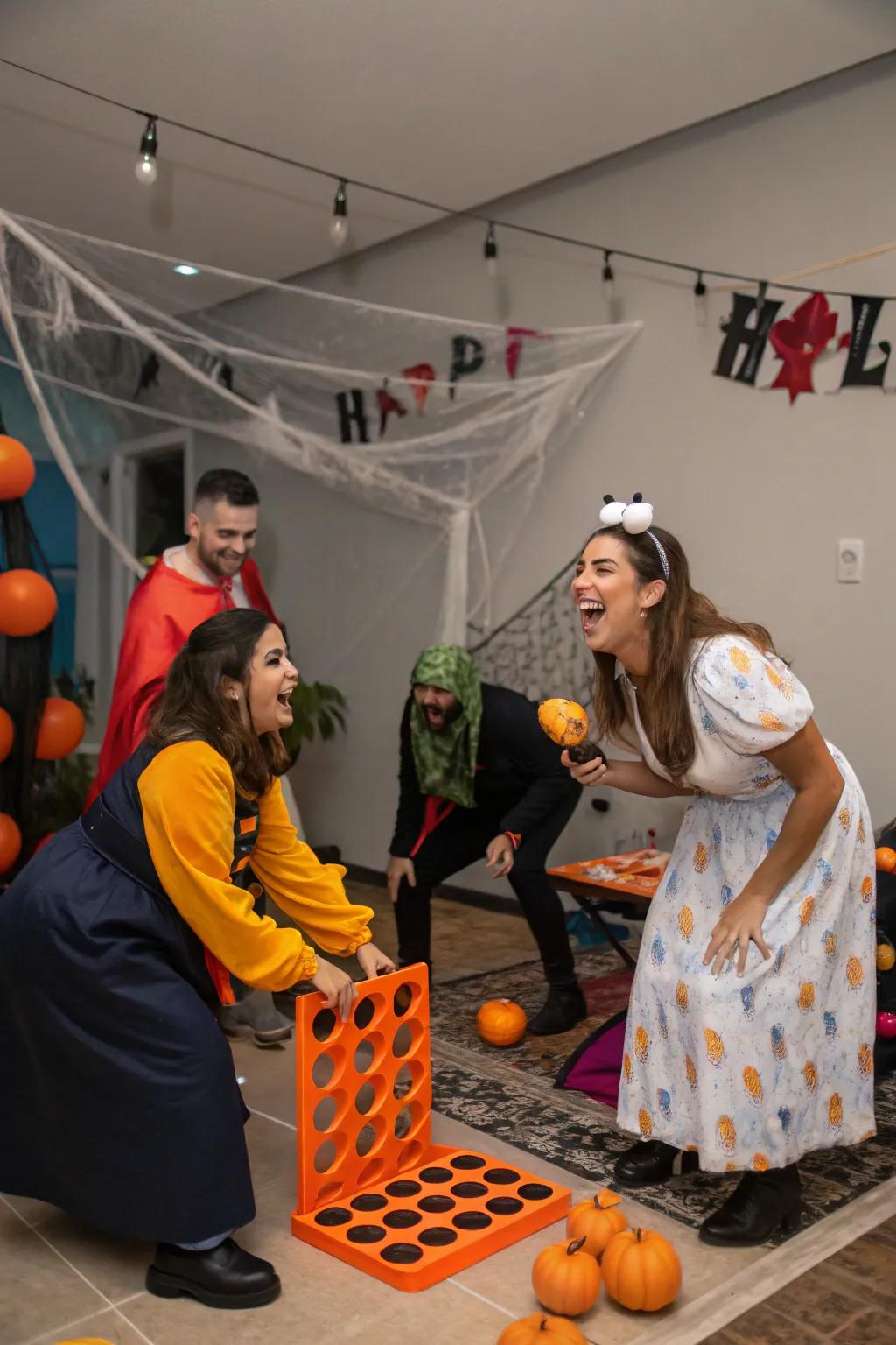 Fun and games, perfect for Halloween.