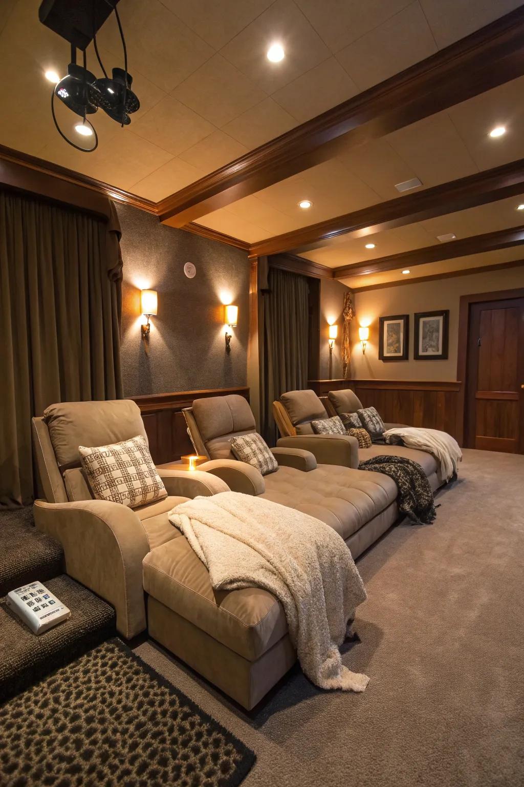 Dual-purpose loungers provide flexibility and comfort for all occasions.