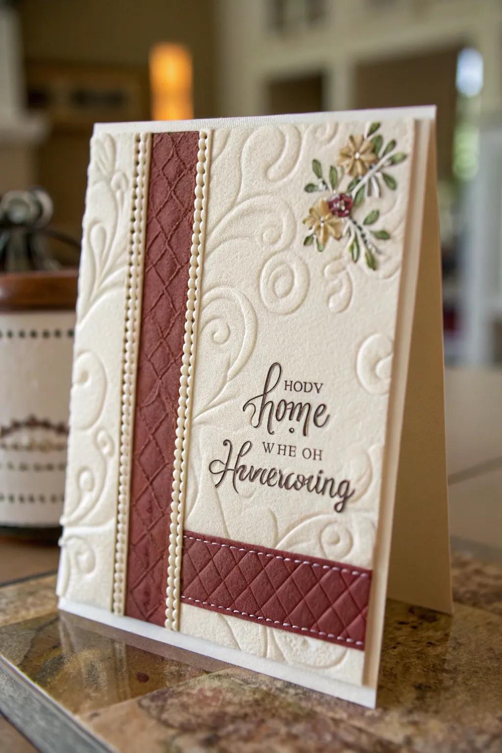 Layered textures for a luxurious touch