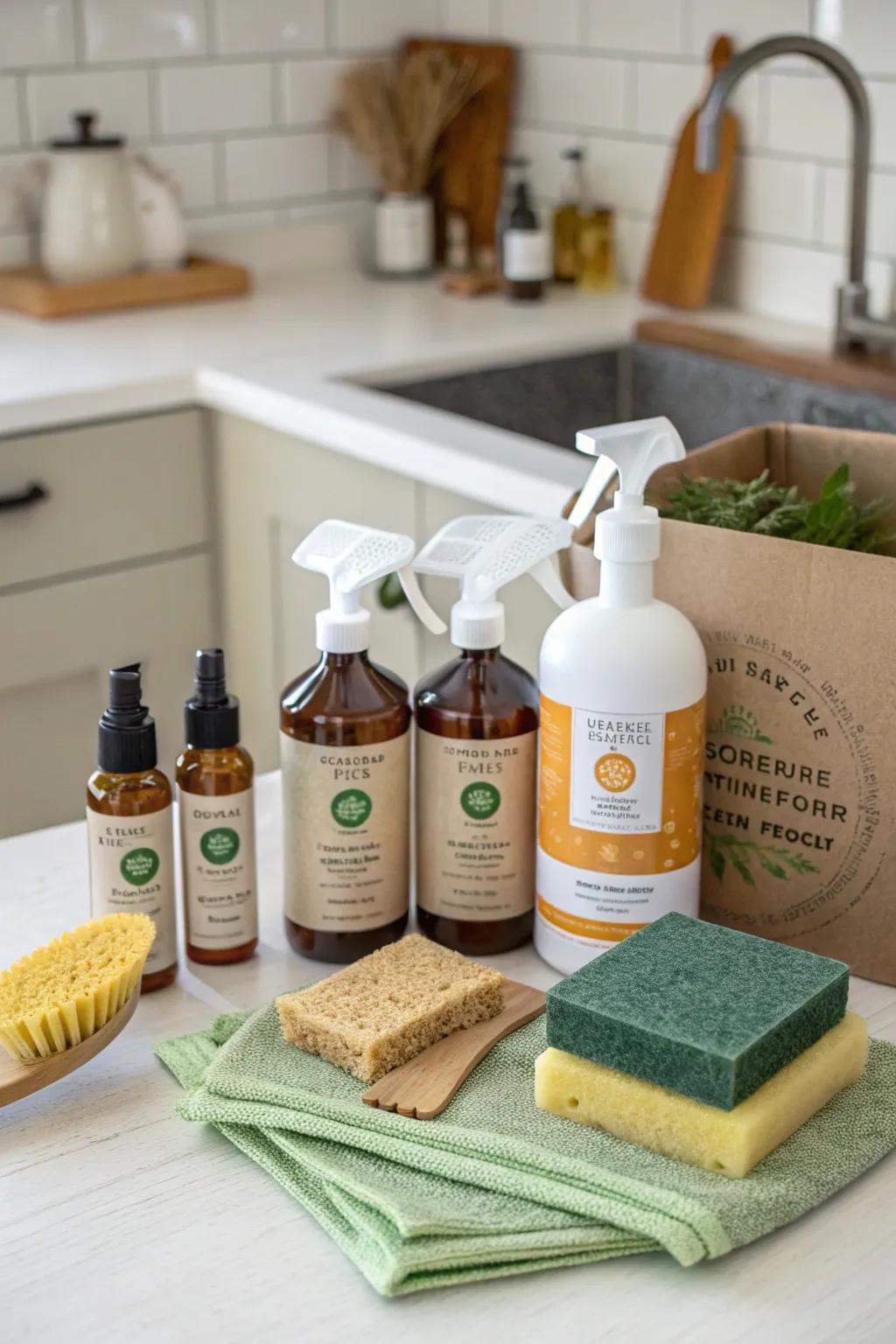 A practical cleaning set, perfect for those with an eco-conscious mindset.