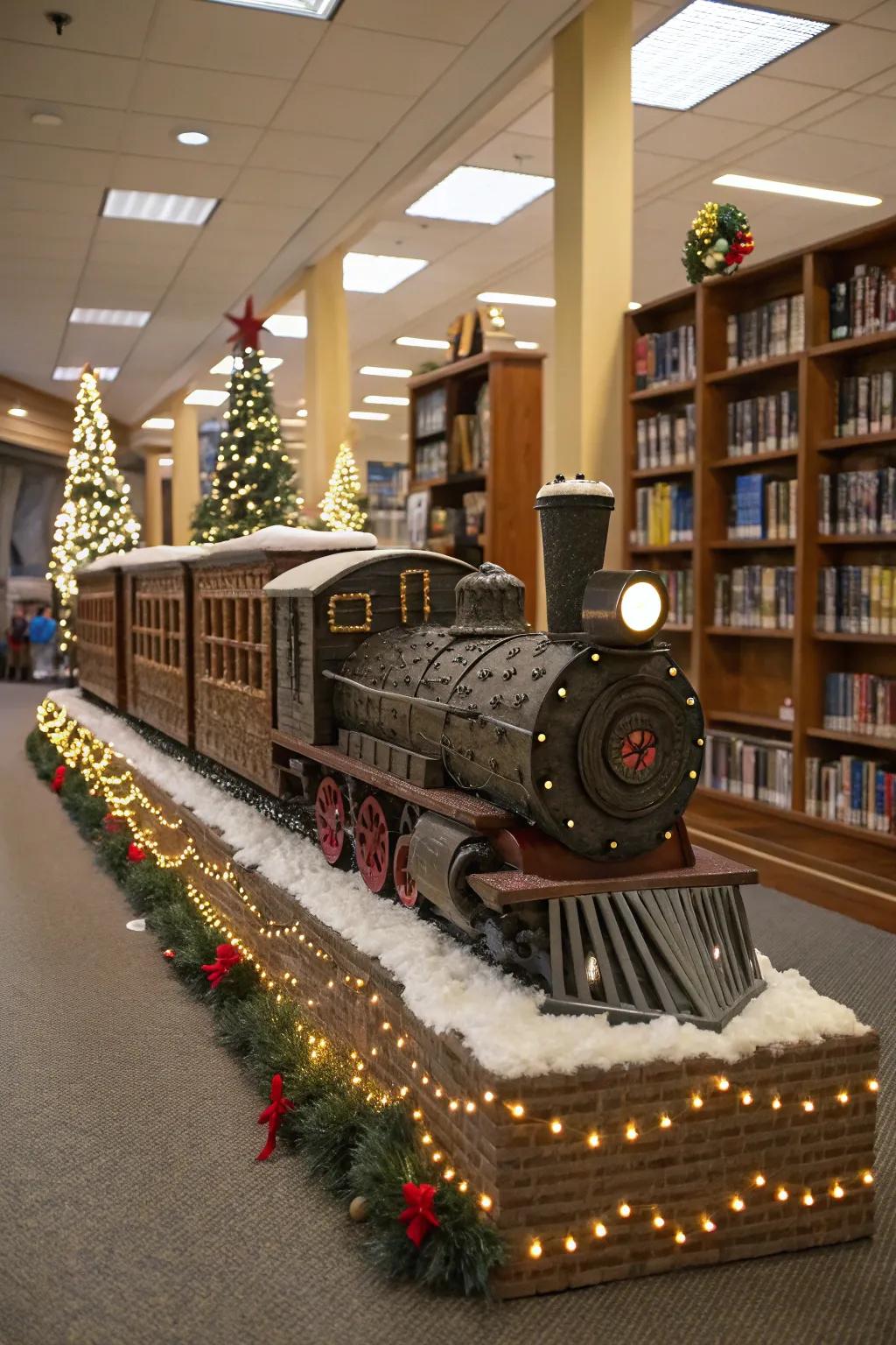 Delight in the nostalgia of a Arctic Railroad Showcase.