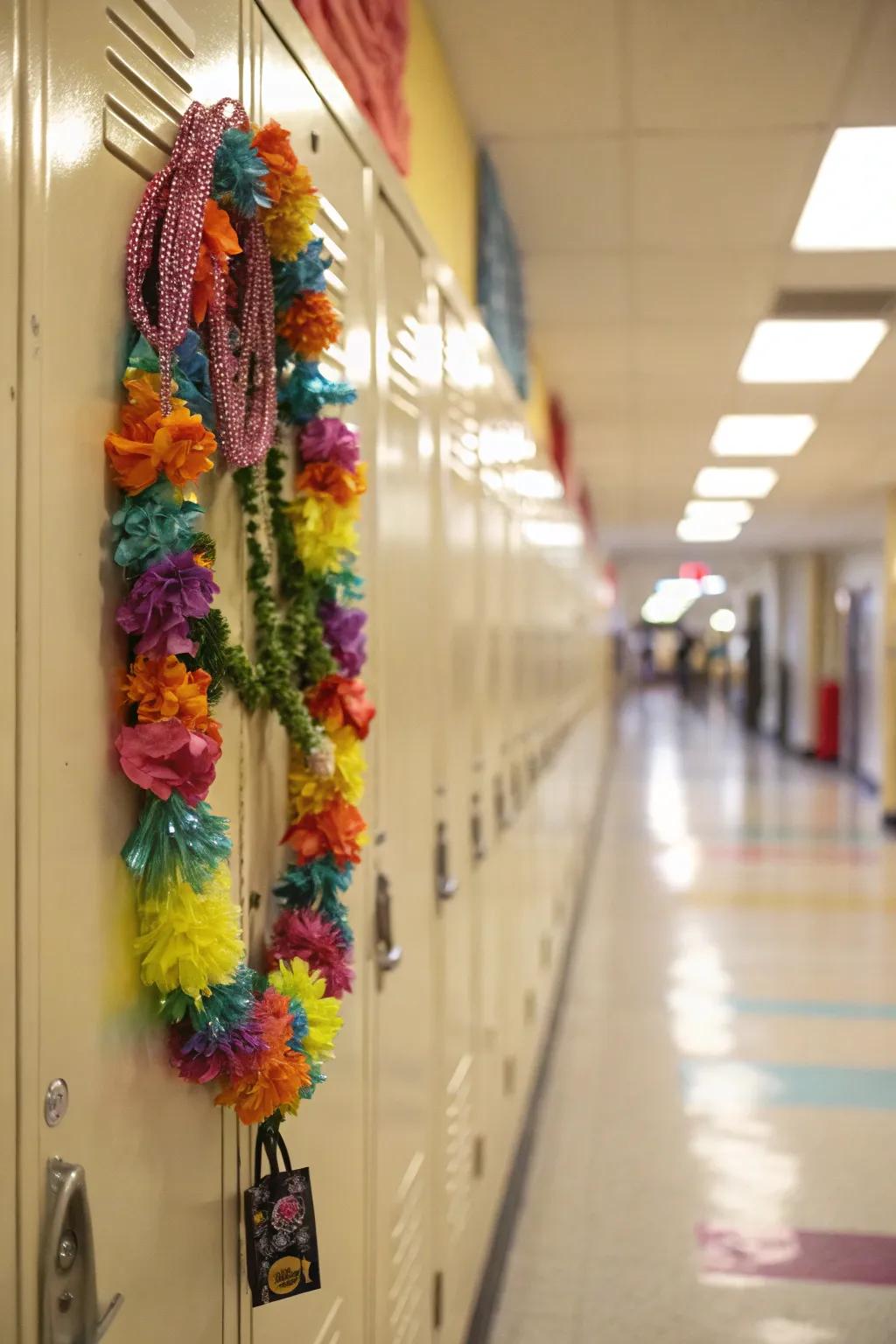 Add charm with a crafted garland.