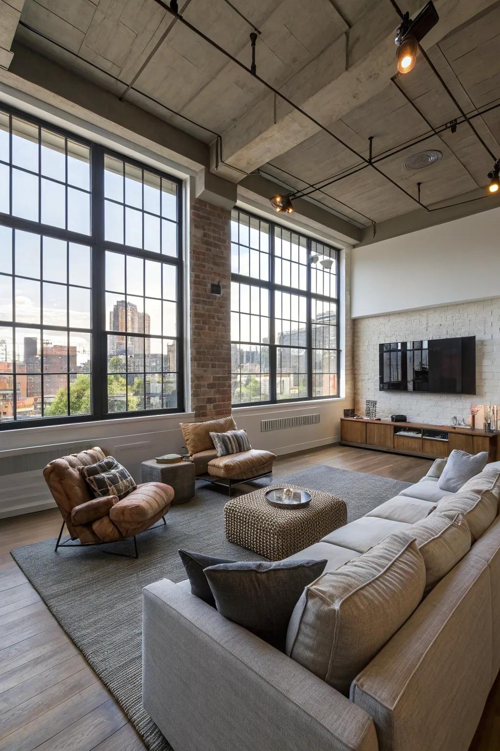 Open concepts grant versatility and application in leisure rooms.