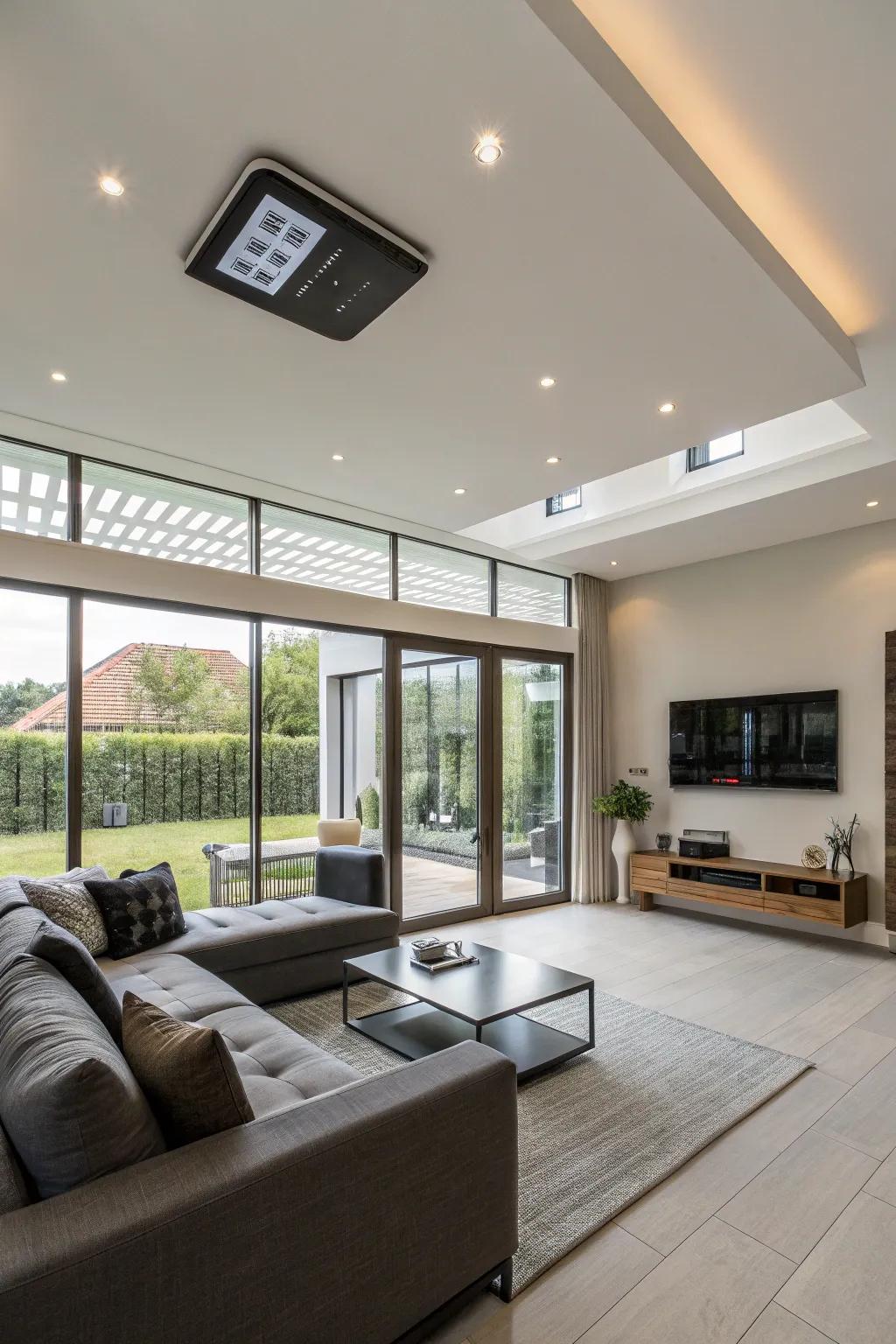 Intelligent technology integration provides futuristic regulation.