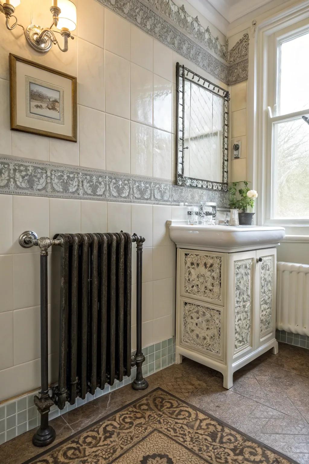 An elegant warmer combines utility with style.