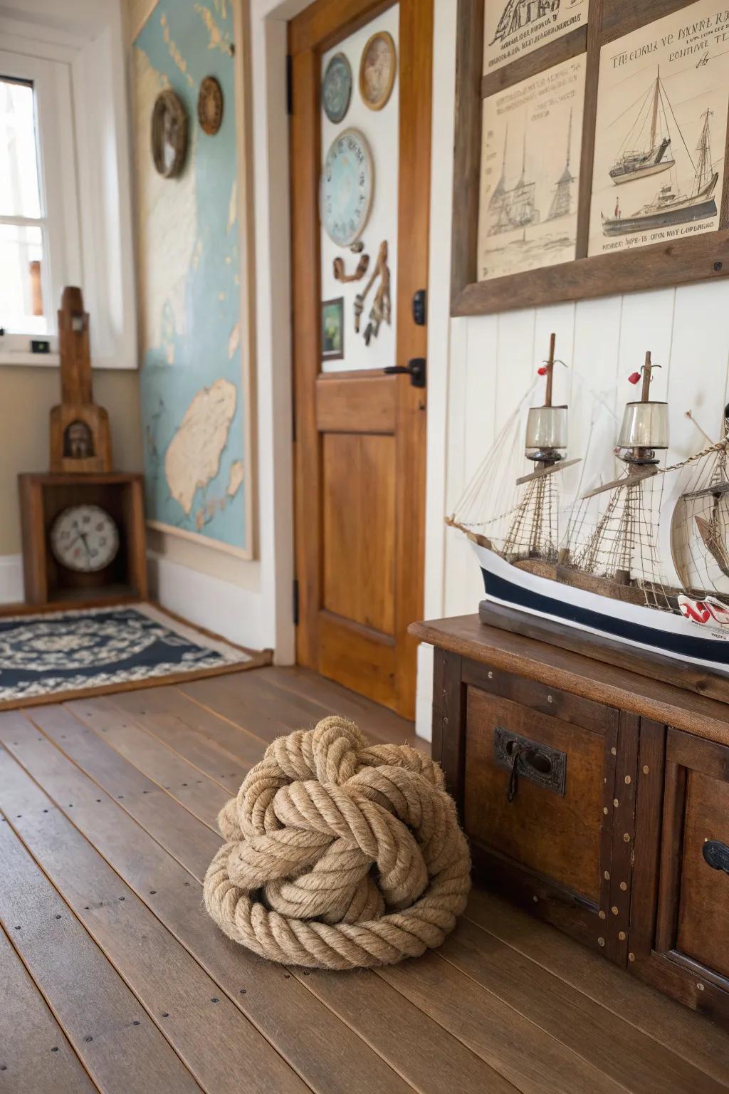 Sailor binding doorstops represent a charming and practical enhancement to any household.
