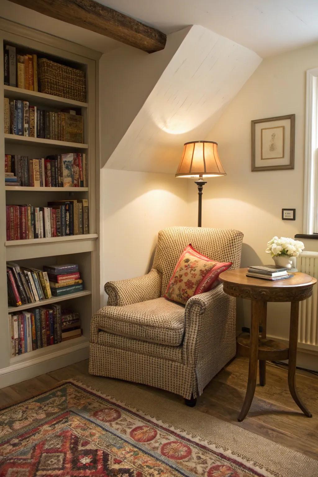 A well-proportioned nook that maximizes space.