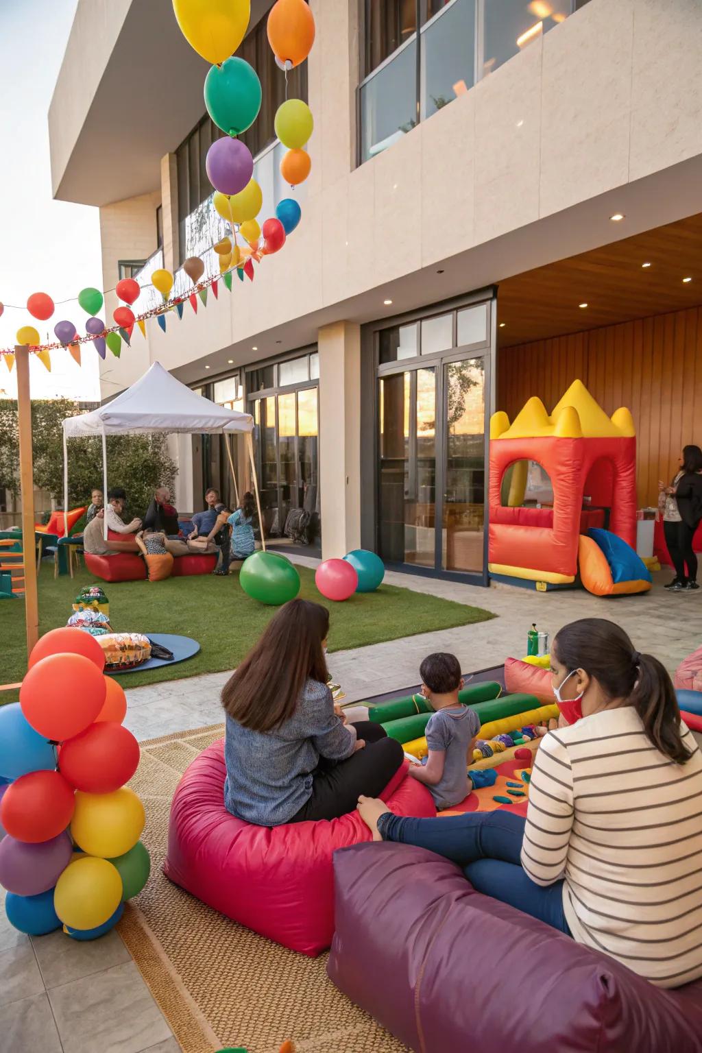 The family amusement occasion theme makes the property welcoming for all ages.