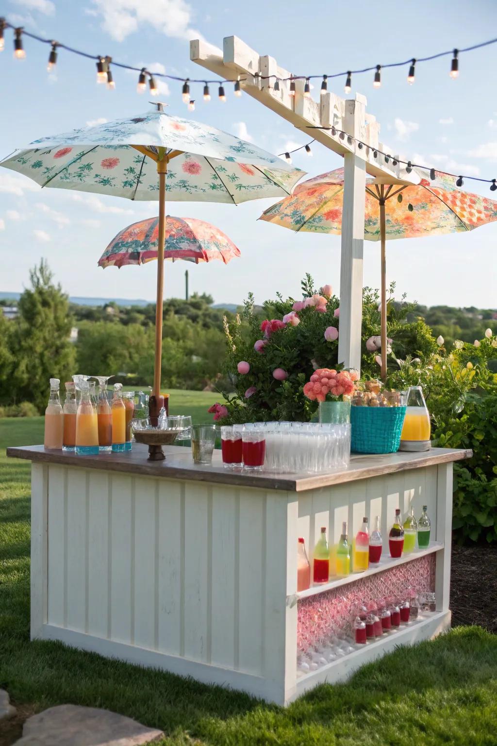Any DIY refreshment device appends some exciting together with interactive element.