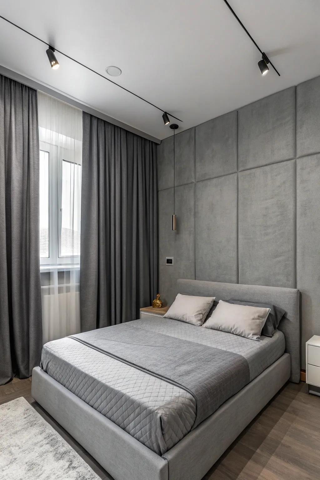 Monochromatic arrangements establish a seamless, expansive feel within small bedrooms.