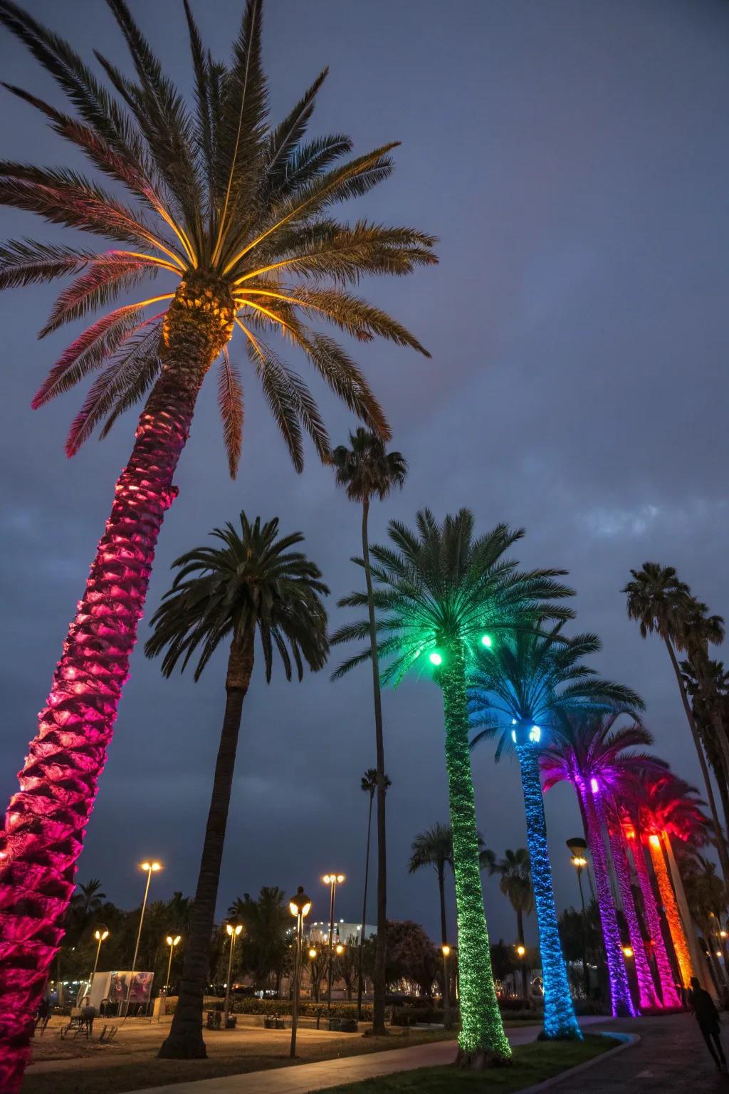 Change the mood with versatile color-shifting LEDs.