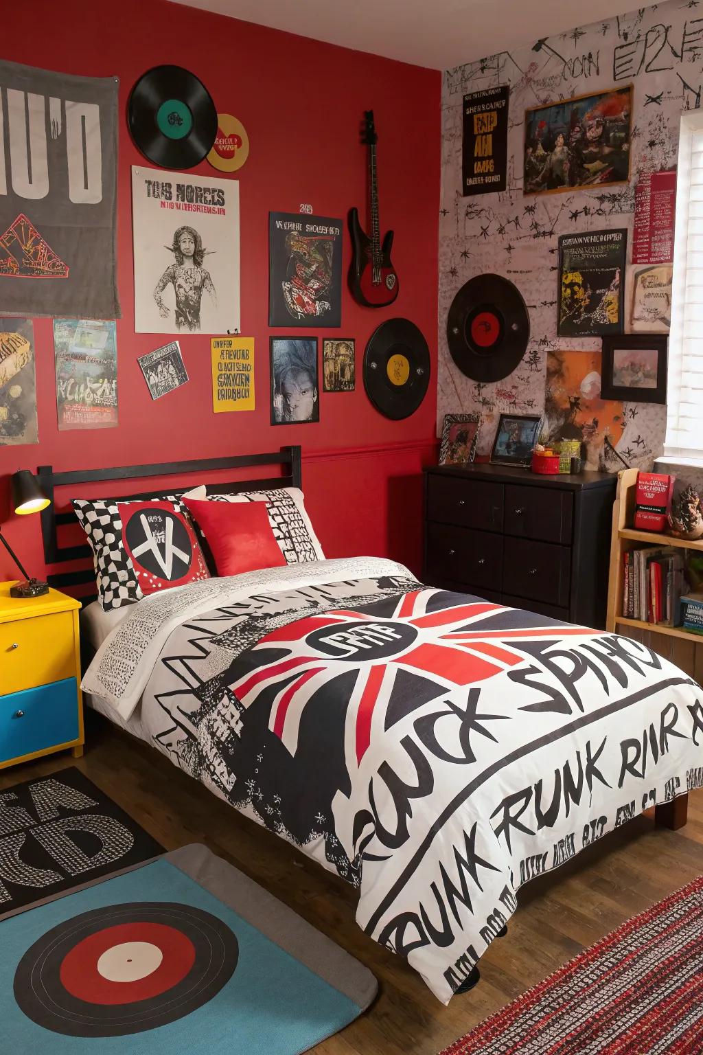 Showcase personality in your space with bold bedding.