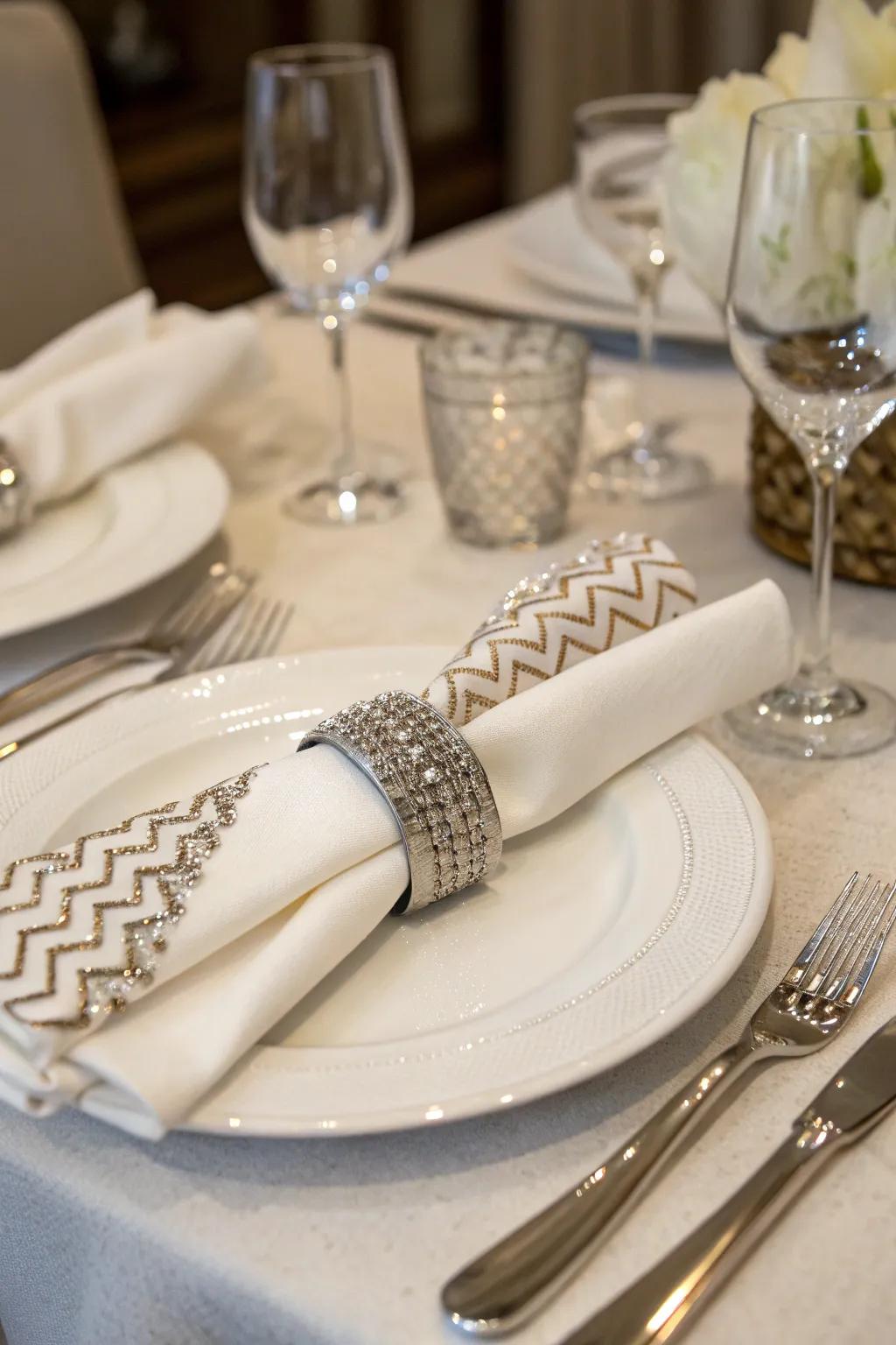 Chevron crystals enhance eating skill.