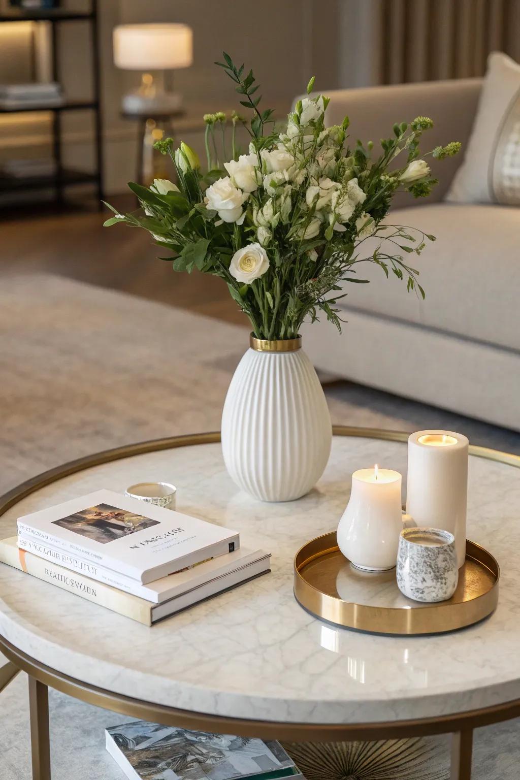 Minimalistic décor provides elegance and simplicity.