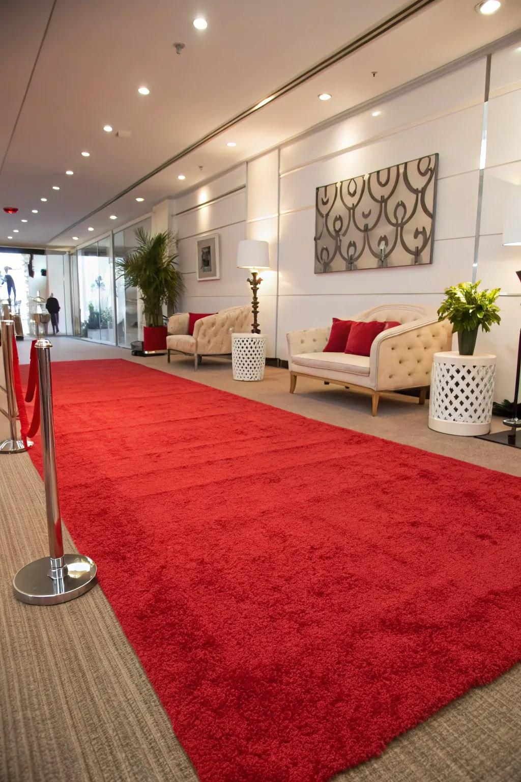 A vibrant rug can transform your room into an exciting space.