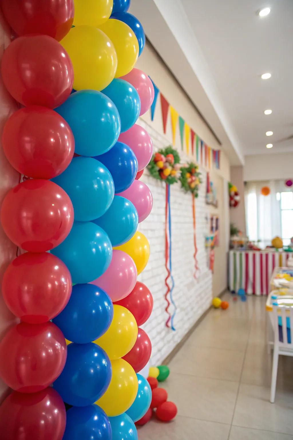 Balloons deliver a festive, joyful spirit to your selfie station.