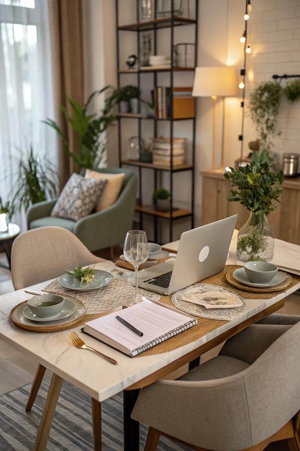 Dual-purpose furniture adapts to various needs with ease.