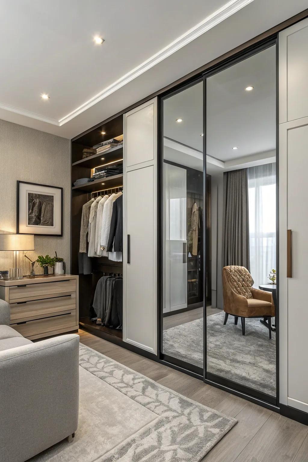 Sheen finishes add a sleek, modern touch.
