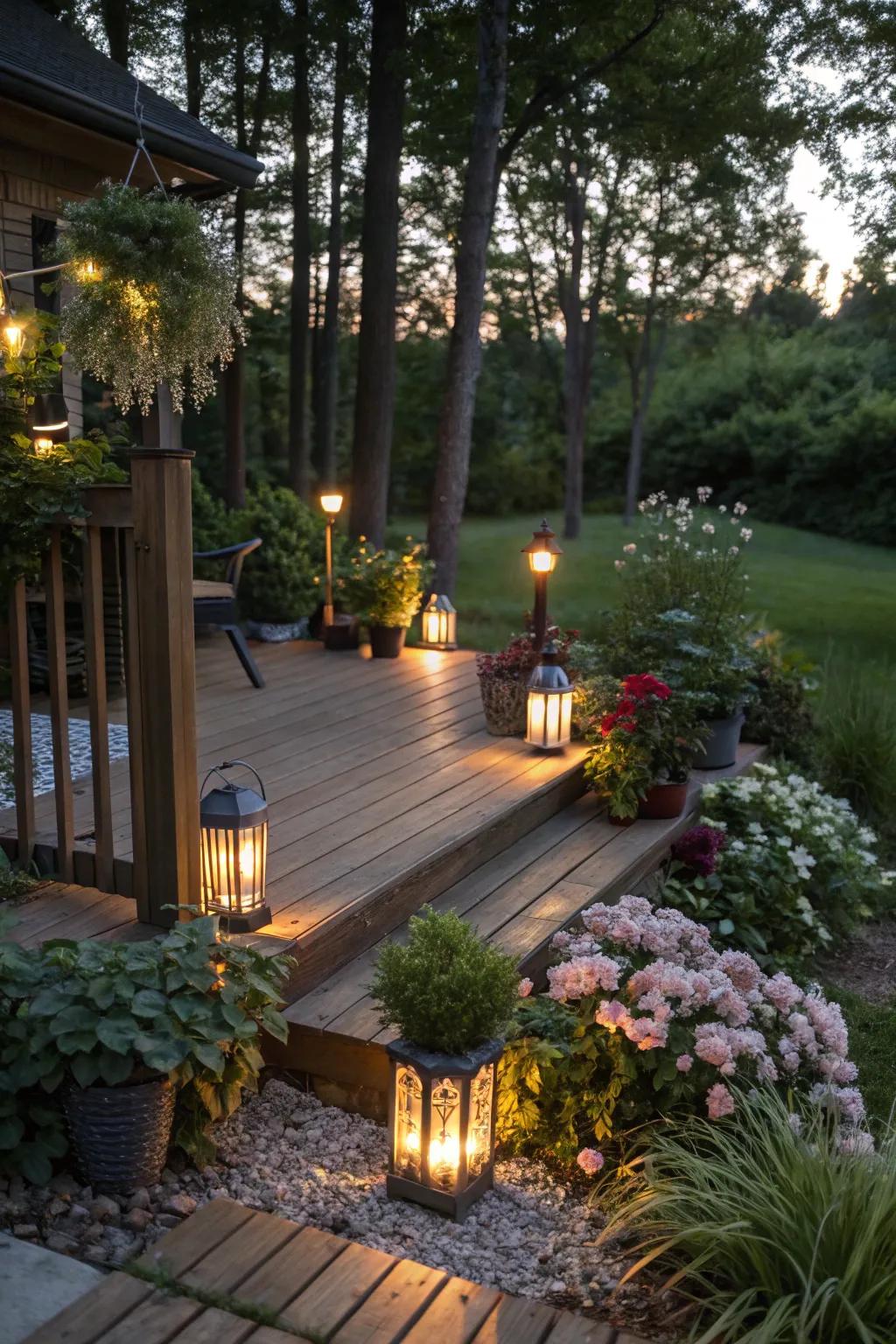 Solar lights provide effortless and sustainable lighting.