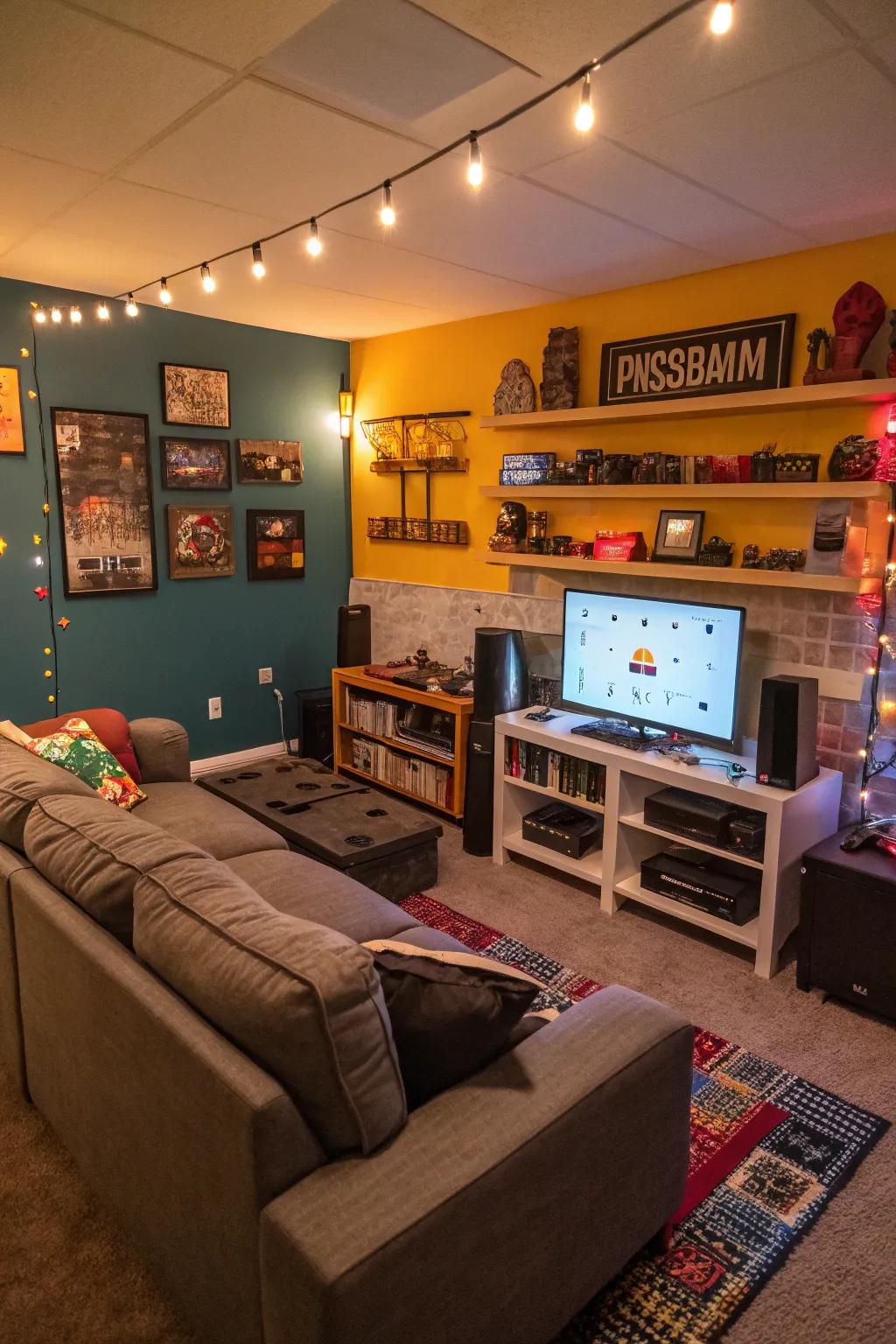 Projects you make add your own style to your gaming room.