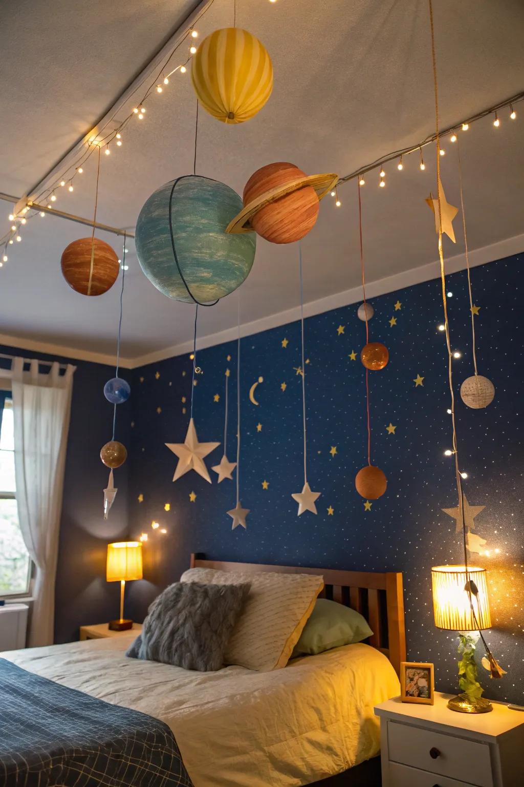 DIY planet crafts that add a personal and educational touch.