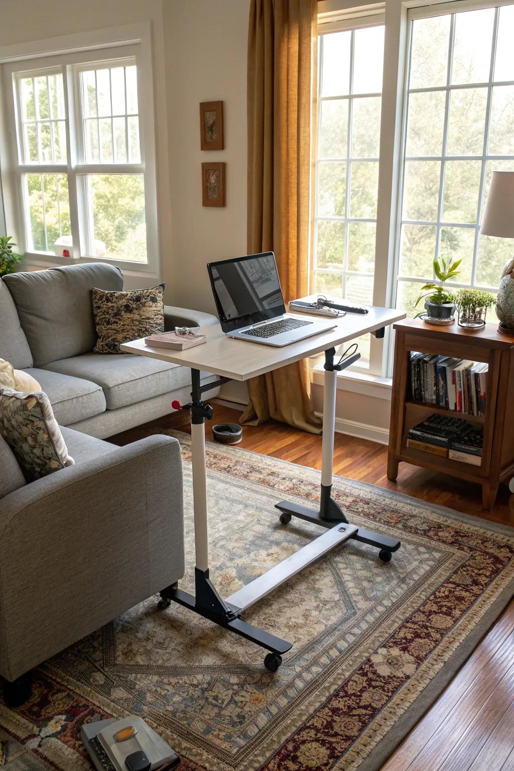 Mobile workspaces provide adaptability for dynamic needs.