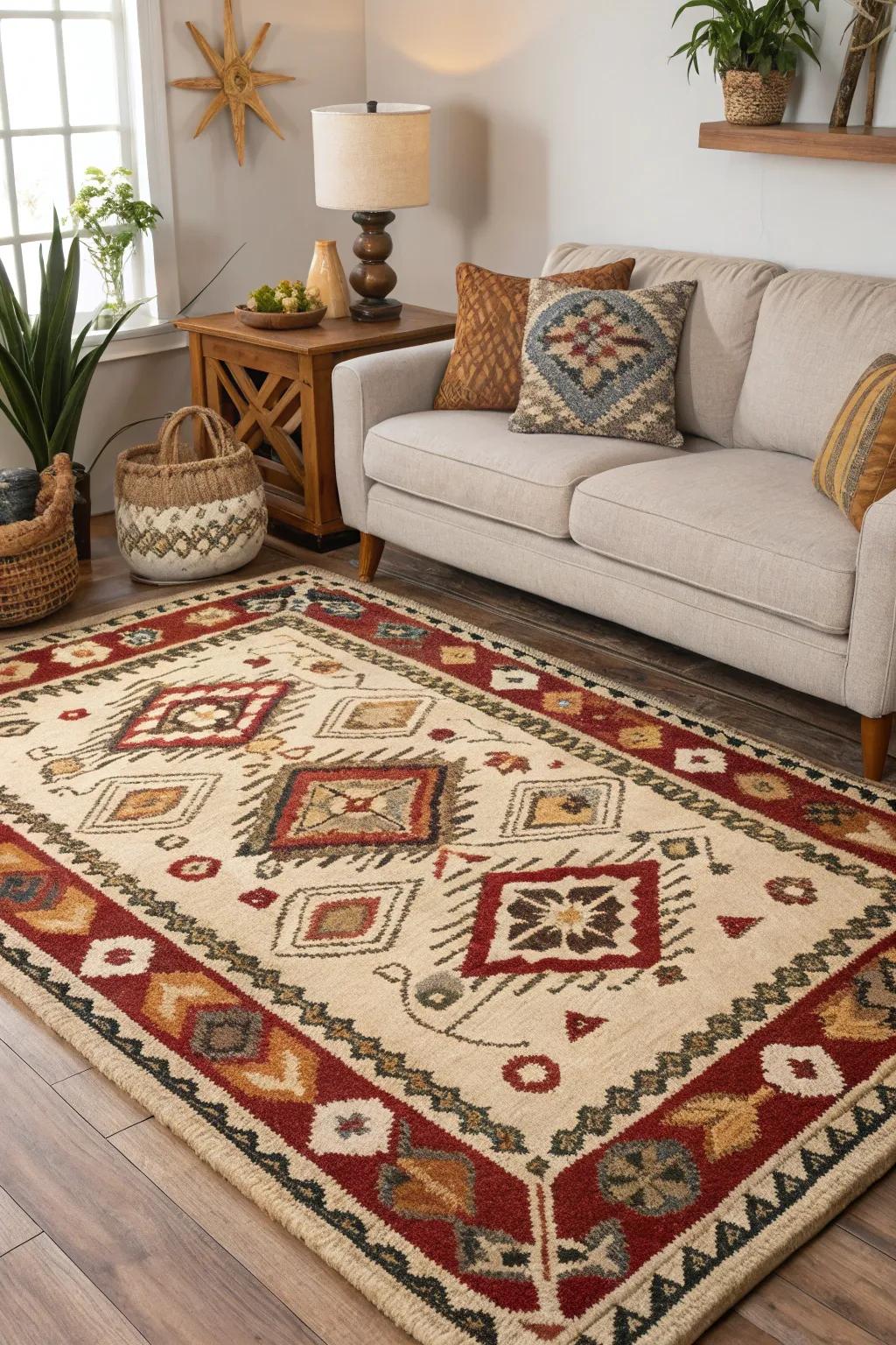 Culturally inspired patterns introduce heritage and identity to decor.