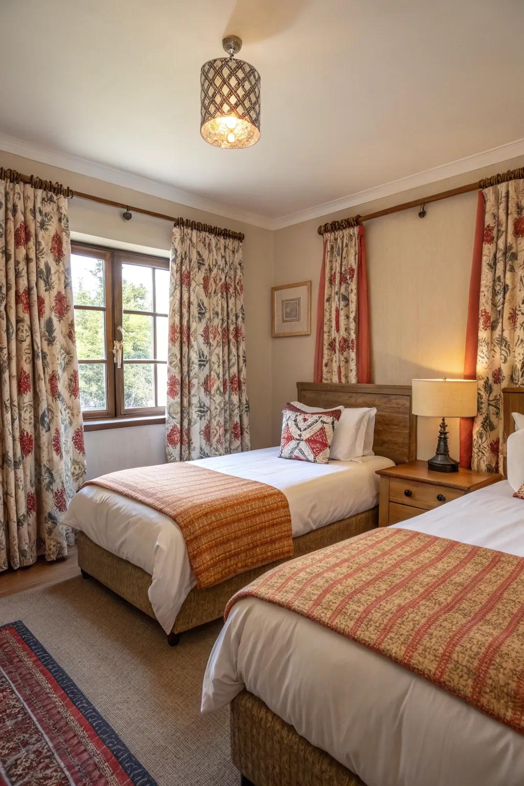 Inventive shades elevate the area's aesthetic via vogue and persona.