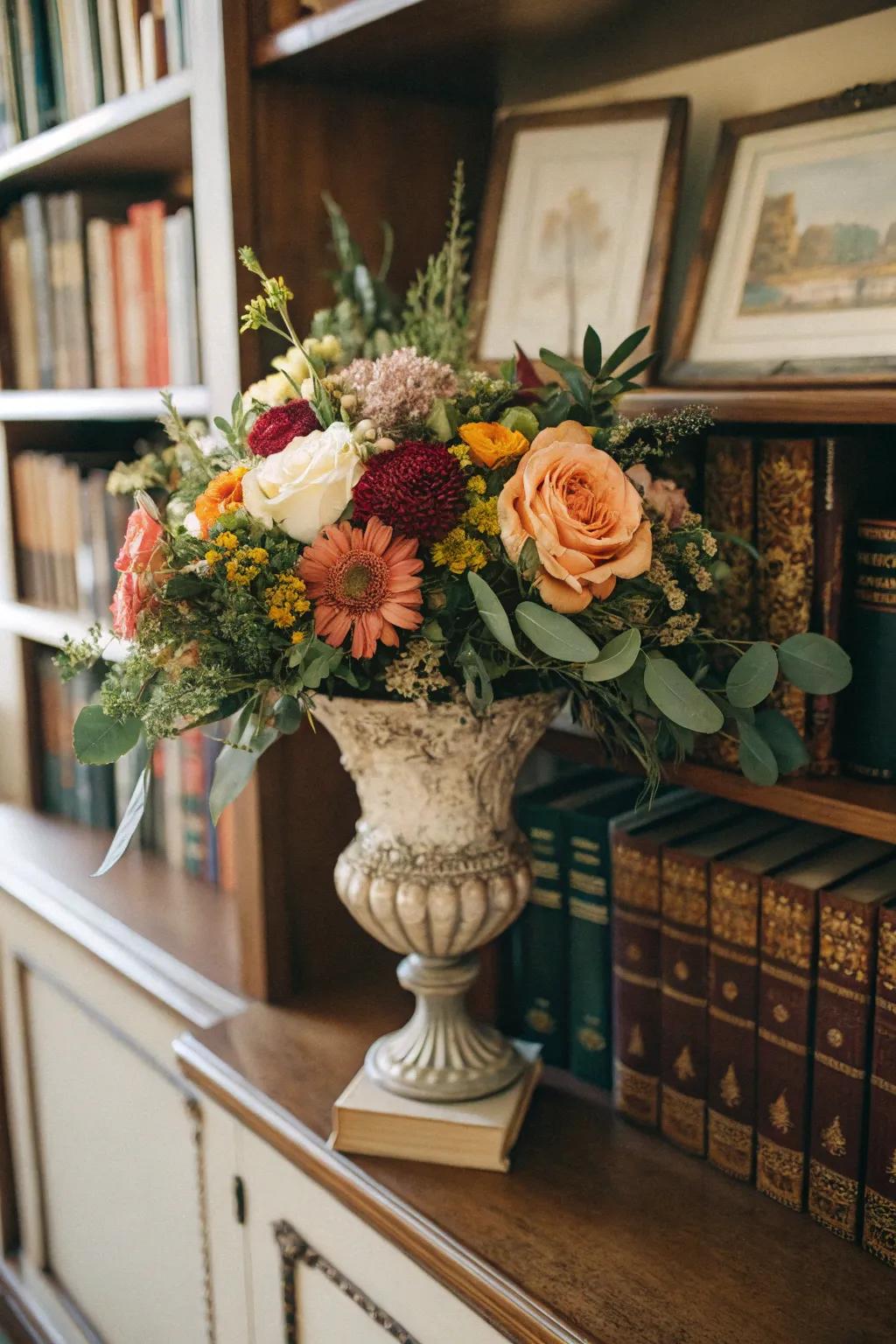 A flower bunch inspired by retro times.