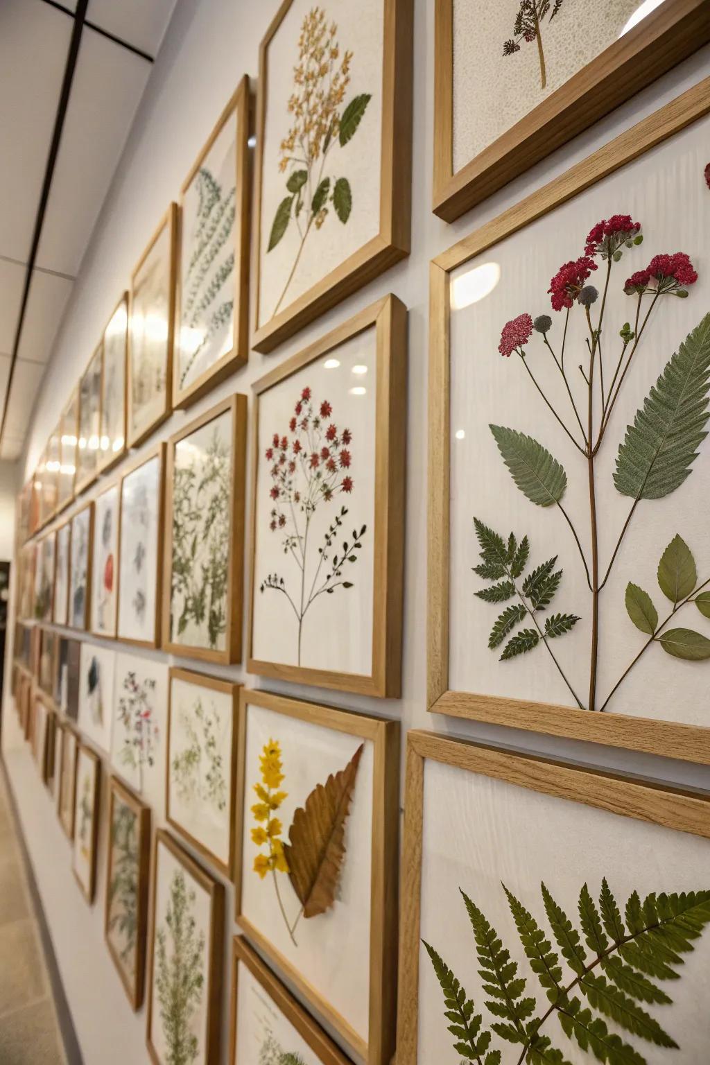 Botanical frames introduce a natural element to your decor.