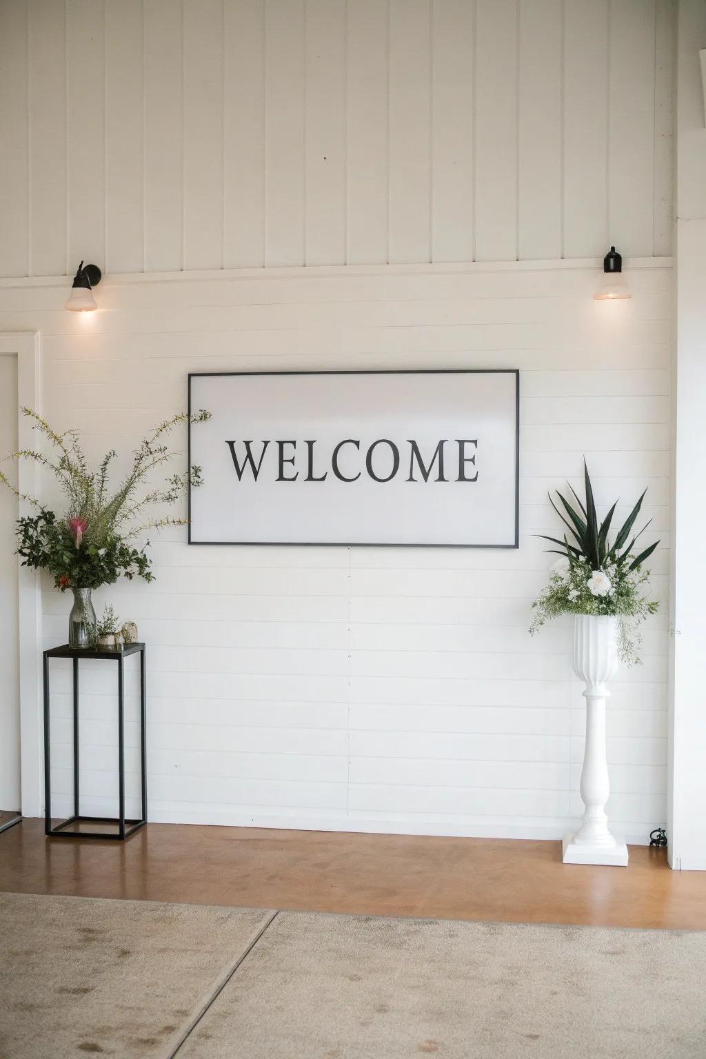 Embrace simplicity through a minimalist typography board.