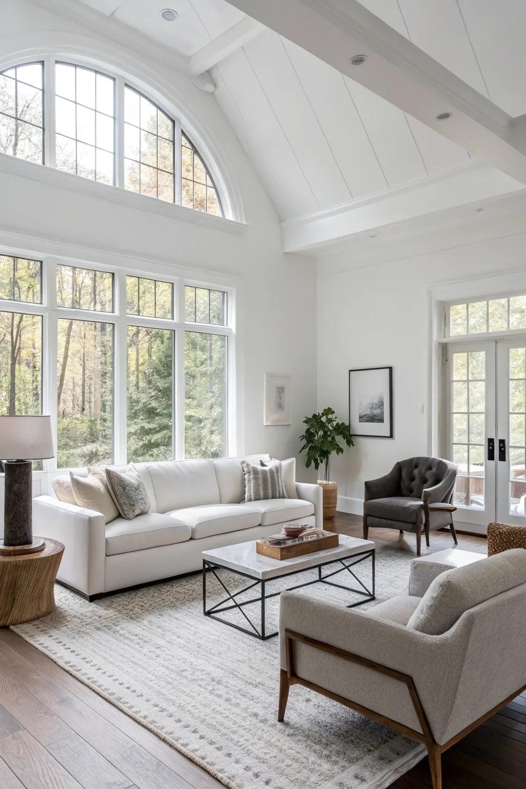 Creative layouts add inventiveness and flair to a bright space.