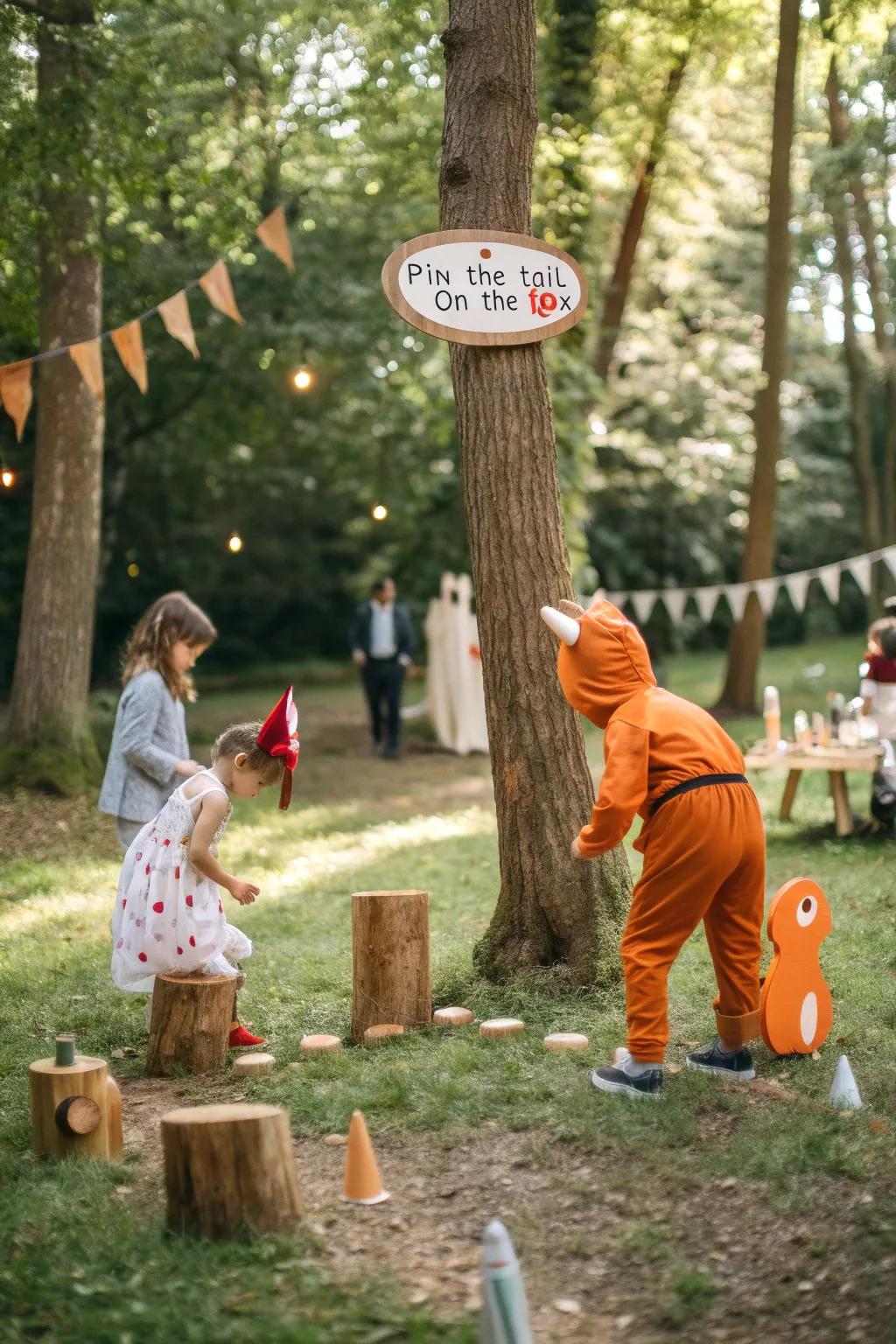 Preserve the amusement through forest-themed amusements.